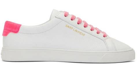 ysl pink sneakers|More.